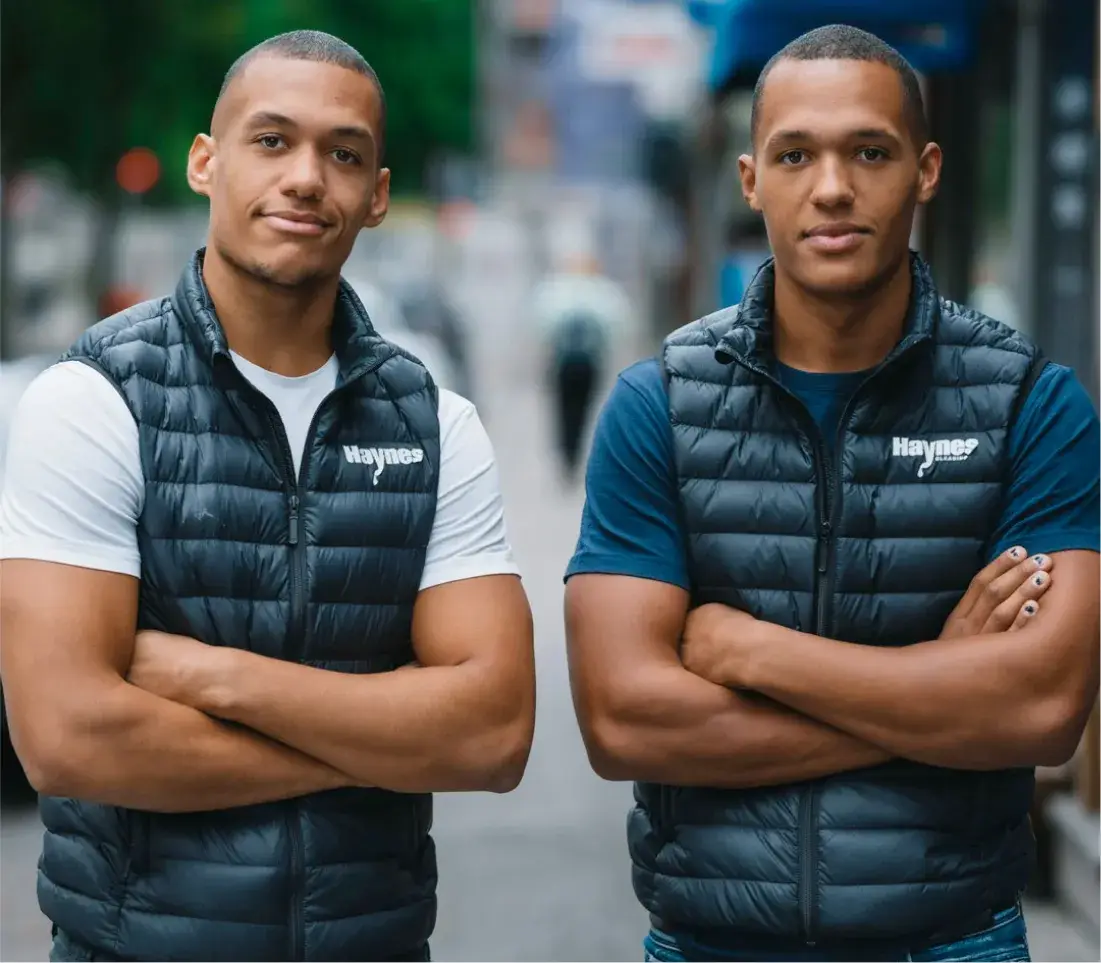 Vincent och Edwin Haynes, grundare av Haynes Flytt i Göteborg